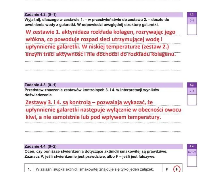 Ile punktów na maturze z biologii? Jak liczy się wynik