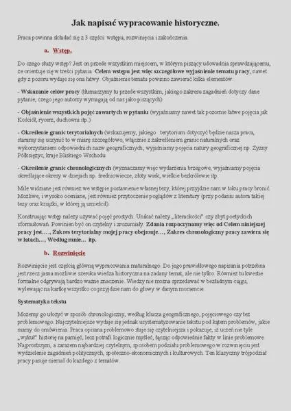 Błędy w pisaniu pracy historycznej