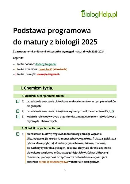 Egzamin biologiczny rozszerzony