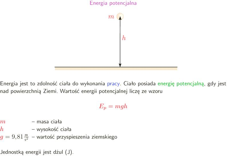 Energia kinetyczna i potencjalna