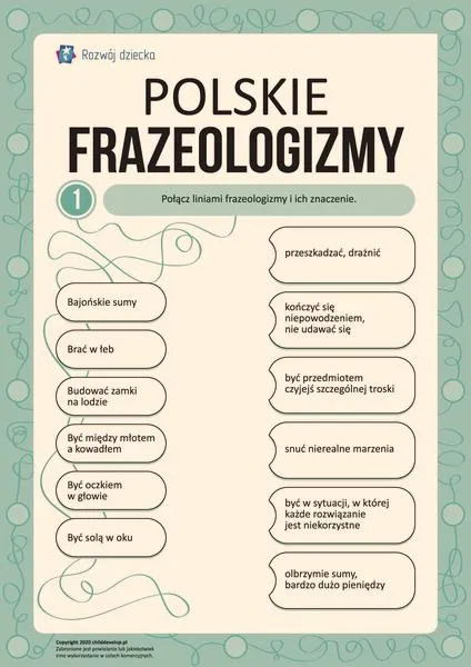 Frazeologizmy w języku polskim