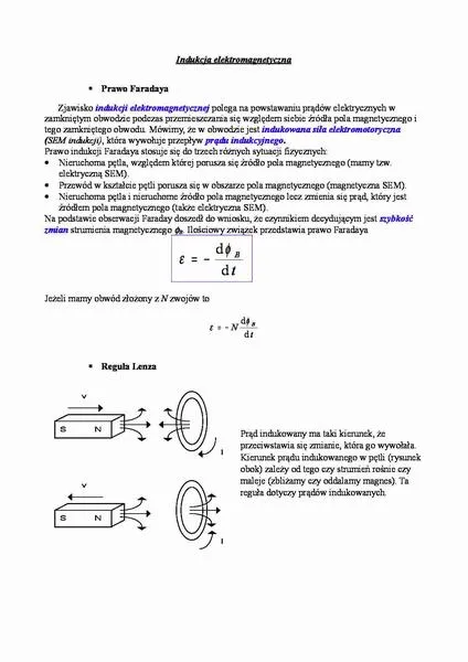 Indukcja elektromagnetyczna
