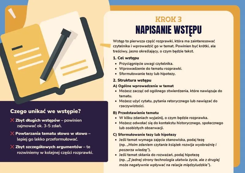 Jak napisać rozprawkę