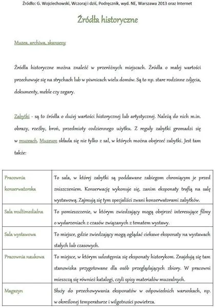 Klasyfikacja źródeł