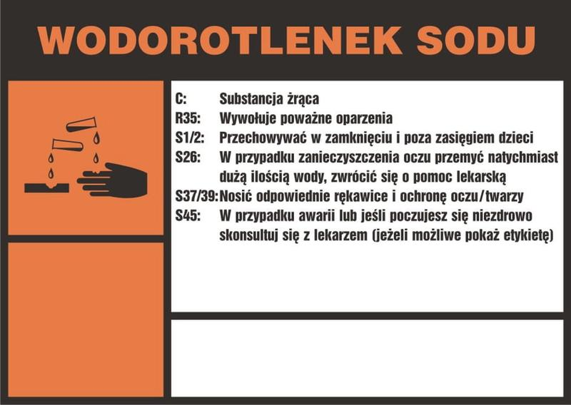 Ług sodowy w dezynfekcji