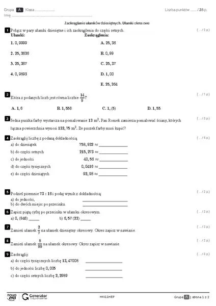 Matematyka w praktyce